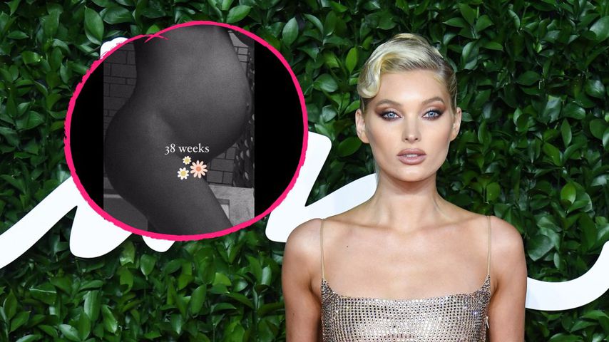 "38. Woche": Elsa Hosk zeigt komplett nackt ihren Babybauch
