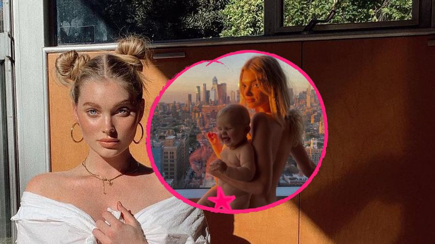 Nacktbild mit Baby offline: Model Elsa Hosk erklärt, warum