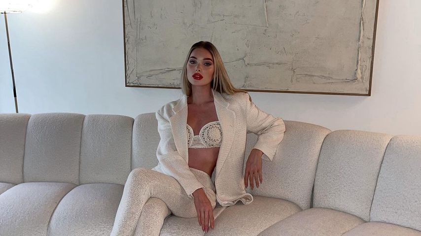 Ton in Ton: Model Elsa Hosk zeigt heißen All-White-Look