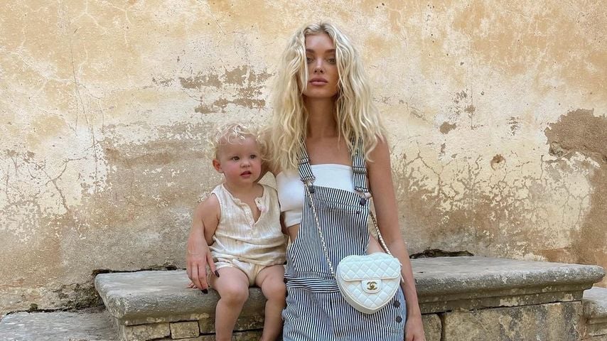Lässige Mama! Elsa Hosk posiert cool mit ihrem Baby Tuulikki