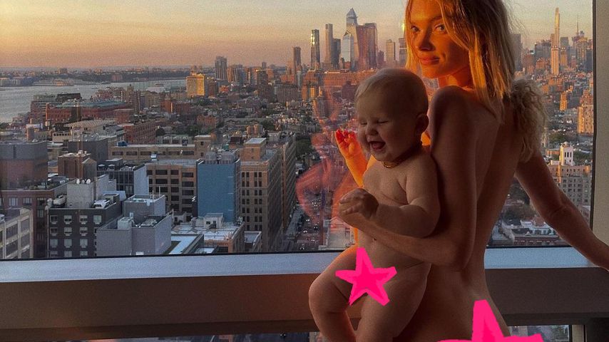 Elsa Hosk verteidigt Nacktfoto mit ihrem Baby nach Shitstorm