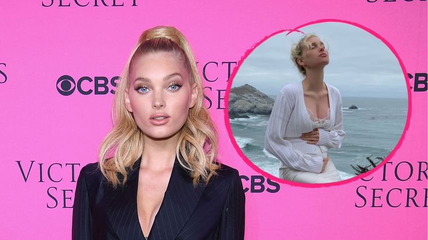Vor einer Traumkulisse: Elsa Hosk zeigt ihren Babybauch