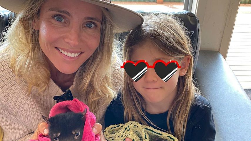 Elsa Pataky und Kids kuscheln mit australischen Wildtieren