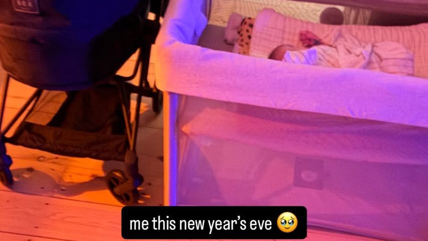 Elsie Hewitt und ihr Baby an Silvester 2025