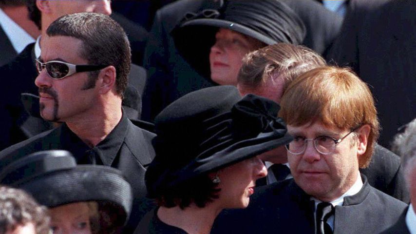 Elton John auf Prinzessin Dianas Beerdigung