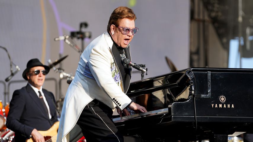 Elton John im Februar 2020 in Napier, Neuseeland