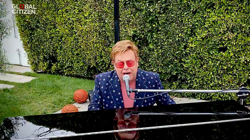 Elton John beim "One World: Together At Home"-Benefiz-Konzert