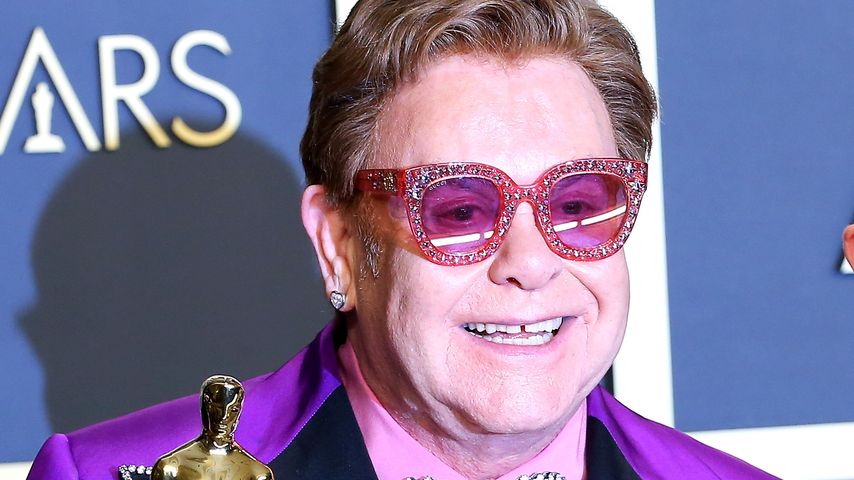 Elton John bei den Oscars im Februar 2020