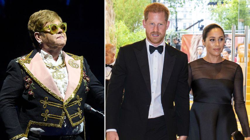 "Klimaneutral!" Elton John verteidigt Harry & Meghans Reise