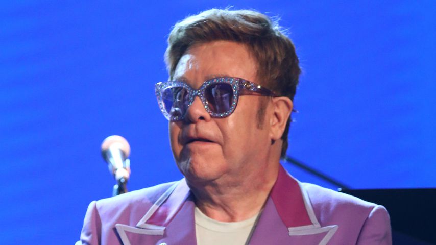 Elton John bei der "Midsummer Party" in Antibes, 2019