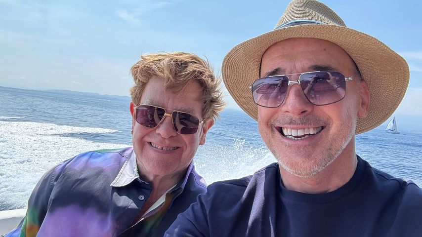 Elton John und David Furnish auf Instagram, Dezember 2024