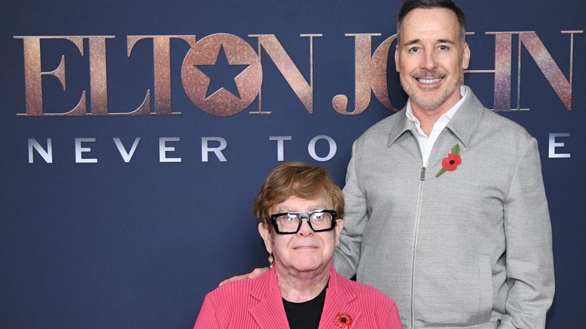 Elton John und David Furnish, November 2024