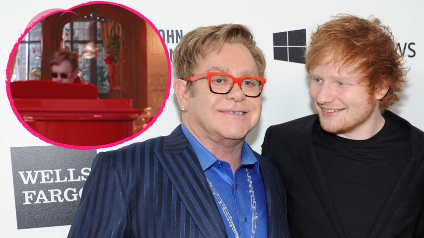 Ed Sheeran erschlug Elton John bei Videodreh fast mit Glocke