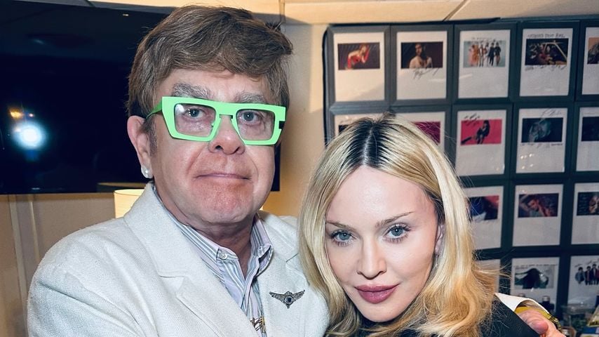 Elton John und Madonna, April 2025