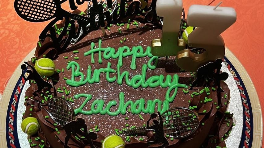 Elton Johns Geburtstagstorte für seinen Sohn Zachary
