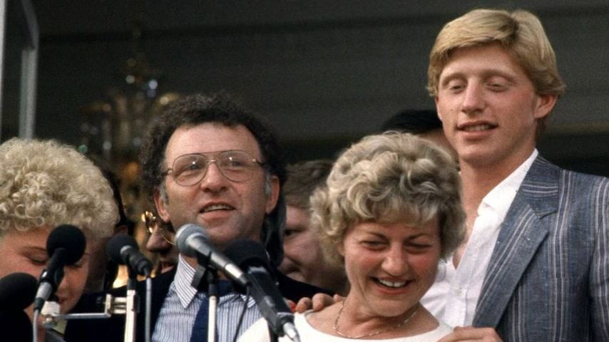 Boris Becker mit seiner Mama Elvira