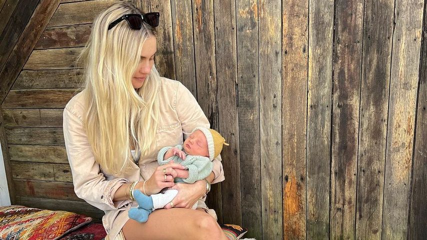 Elyse Knowles mit ihrem Sohn Zaii