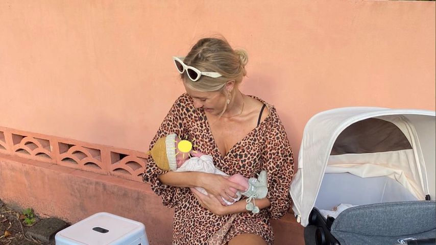 Elyse Knowles und ihr Baby