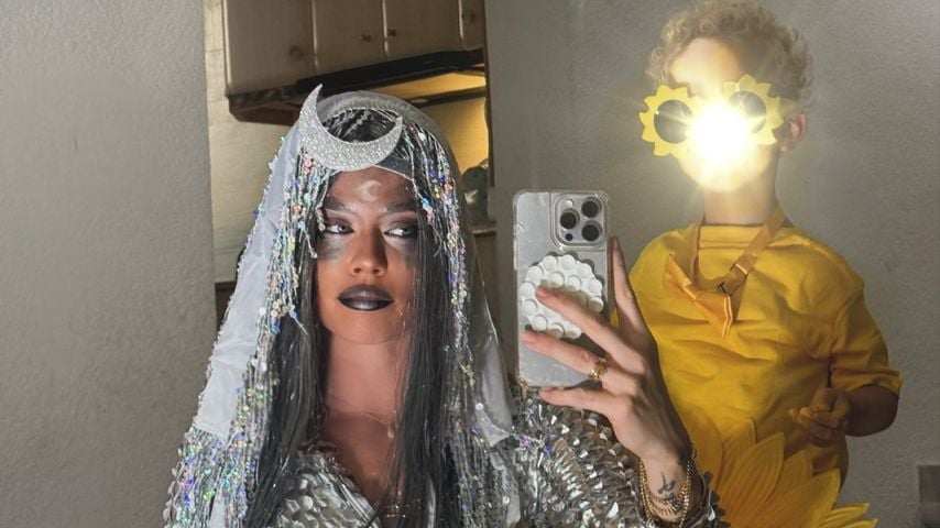 Emely Hüffer mit ihrem Sohn Ocean, Oktober 2025