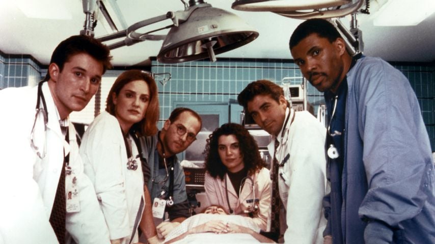 Noah Wyle, Sherry Stringfield, Anthony Edwards, Julianna Margulies; George Clooney & Eriq La Salle