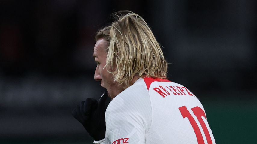 Emil Forsberg nach seinem Tor gegen Hoffenheim