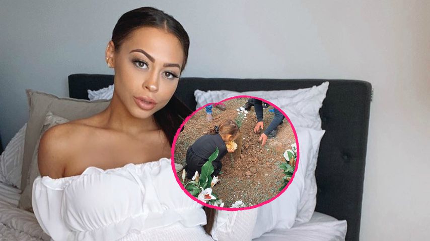 Kind verloren: Emilee Hembrow teilt Bilder der Beerdigung