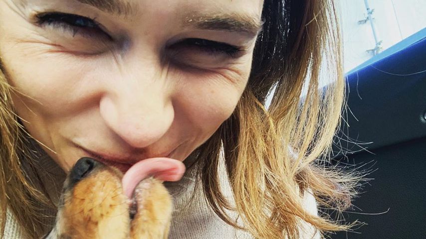 Emilia Clarke und ihr Hündchen Ted