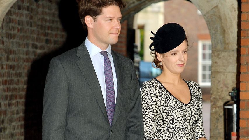 Emilia Jardine-Paterson und ihr Mann David bei der Taufe von Prinz George 2013