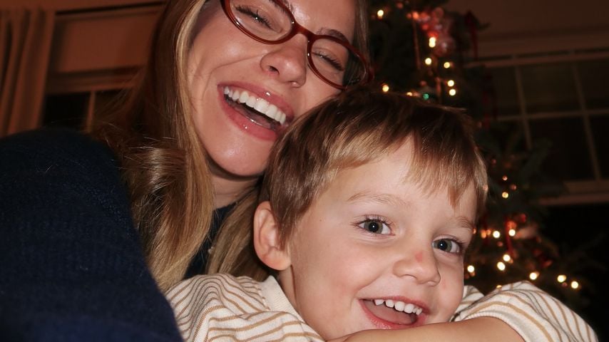 Emilie Kiser und ihr Sohn Trigg im Januar 2025