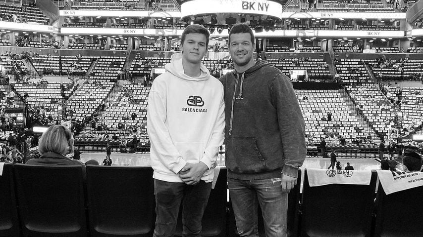 Emilio und Michael Ballack im November 2019