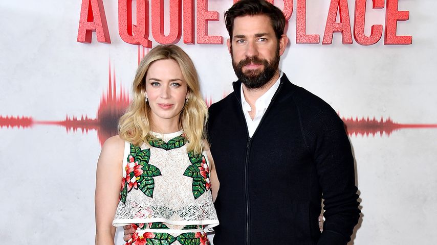 Emily Blunt and John Krasinski bei der "A Quiet Place"-Premiere in London