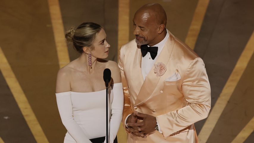 Emily Blunt und Dwayne Johnson, Oscars 2023