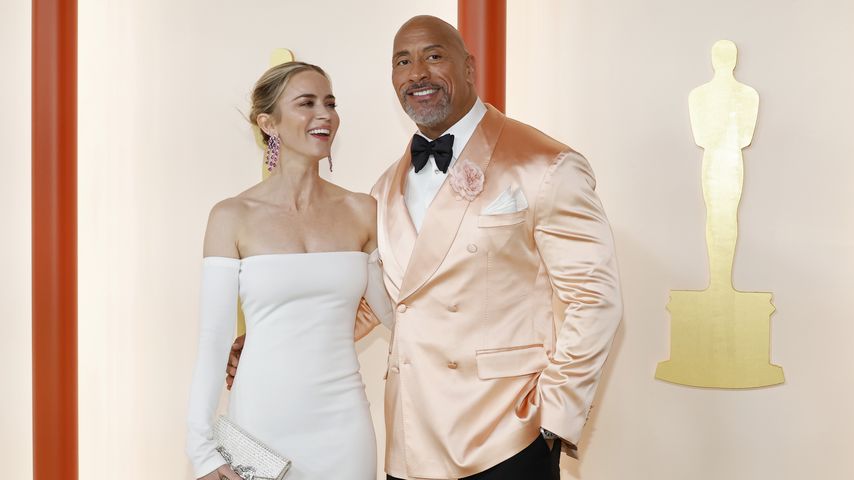 Emily Blunt und Dwayne Johnson tranken Tequila vor Oscars!