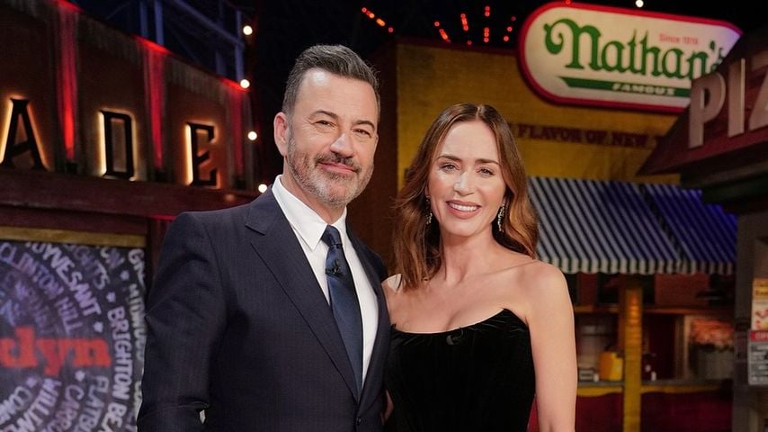 "Nervig": Jimmy Kimmel & Emily Blunt scherzen über ihre Kids