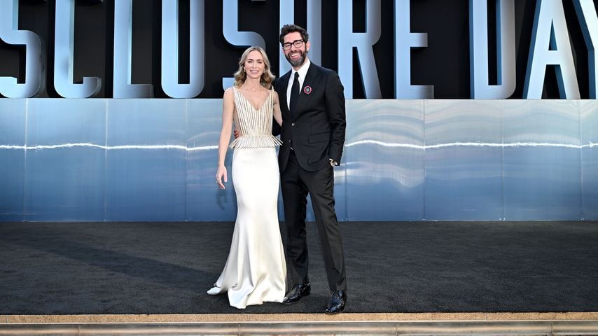 Emily Blunt und John Krasinski bei der US-Premiere von "Disclosure Day" in New York City