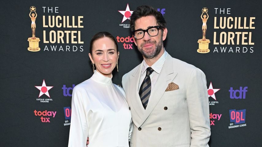 Seltener Auftritt: Emily Blunt und John strahlen in New York