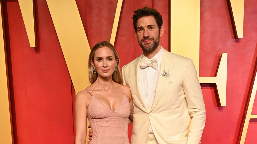 Emily Blunt und John Krasinski bei der Vanity Fair Oscar Party 2024