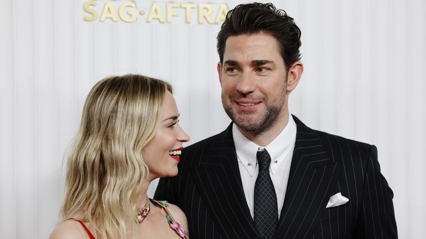 Emily Blunt und John Krasinski im Februar 2023