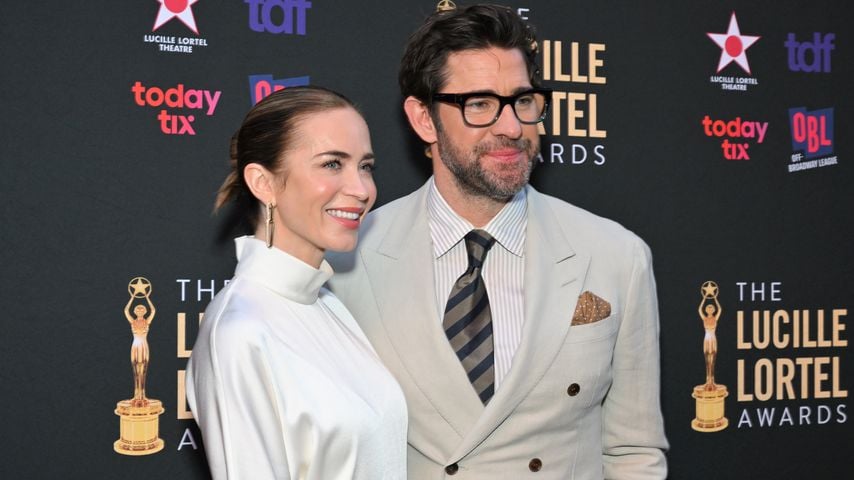 Emily Blunt und John Krasinski bei den Lucille Lortel Awards am NYU Skirball Center in New York City