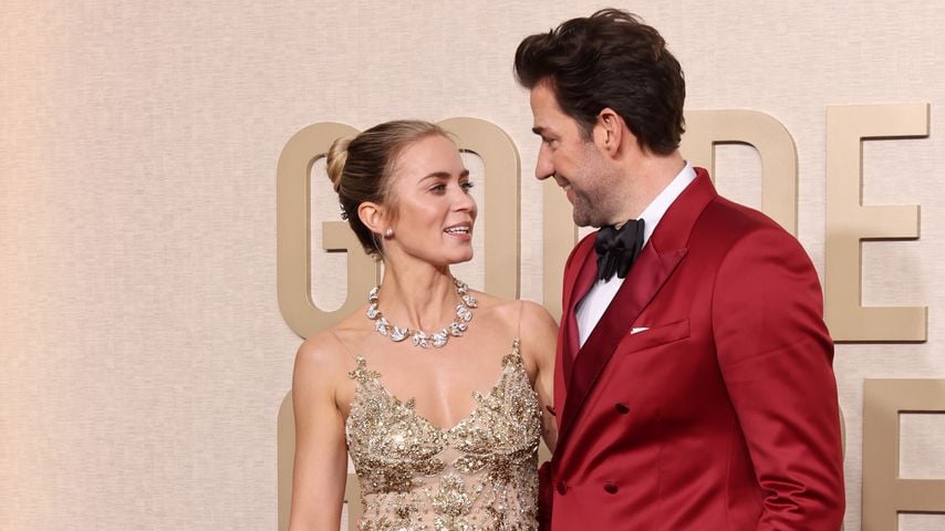 Emily Blunt und John Krasinski, Golden Globes 2024