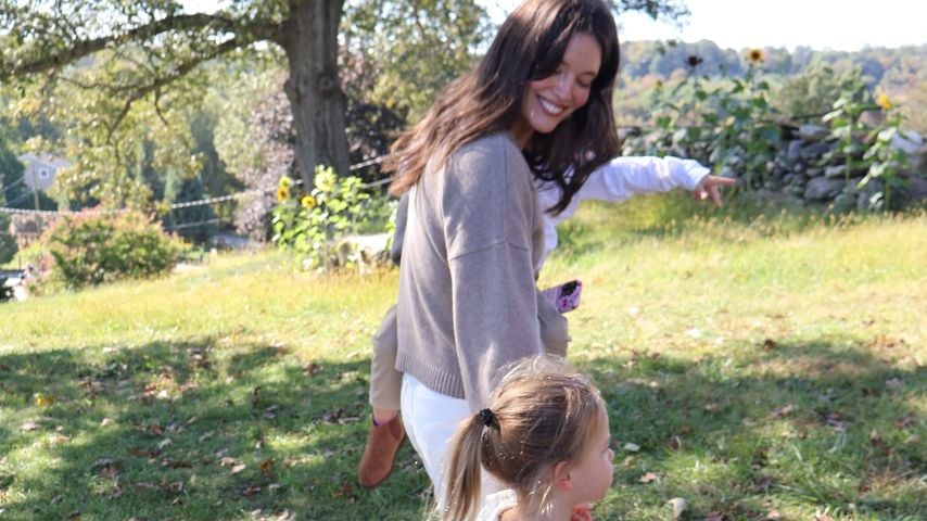 Emily DiDonato und ihre Kinder Teddy und Oliver