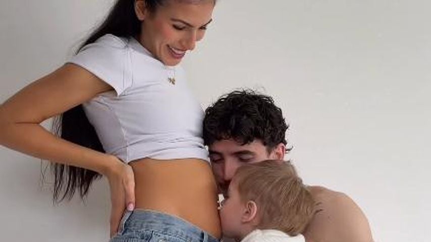 Emily Faye Miller und Cam Holmes mit ihrem Sohn Reggie, Februar 2026