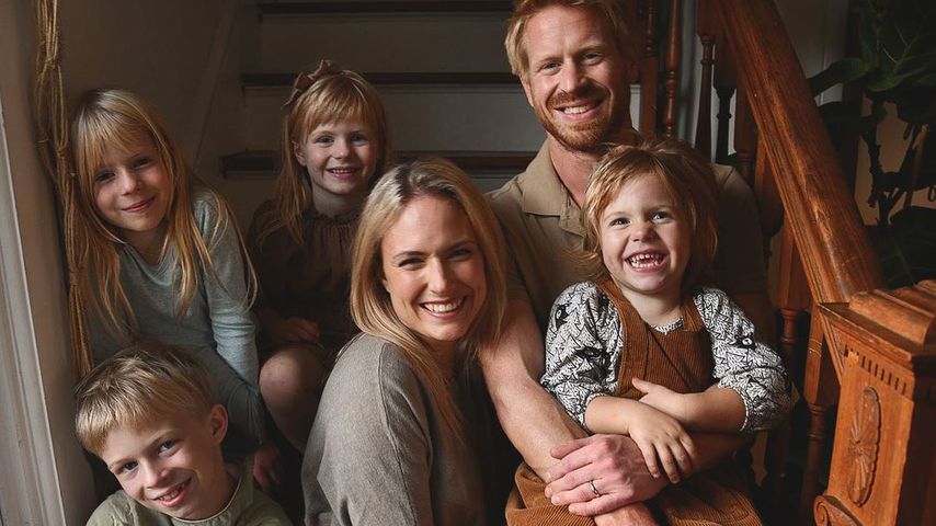 Emily Mitchell mit ihrer Familie