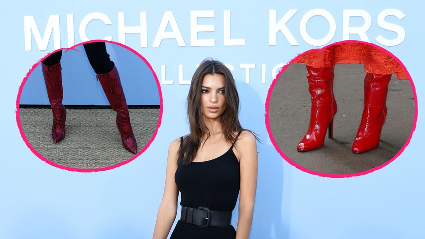 Emily Ratajkowski, Miley & Co.: Stars setzen auf rote Boots!