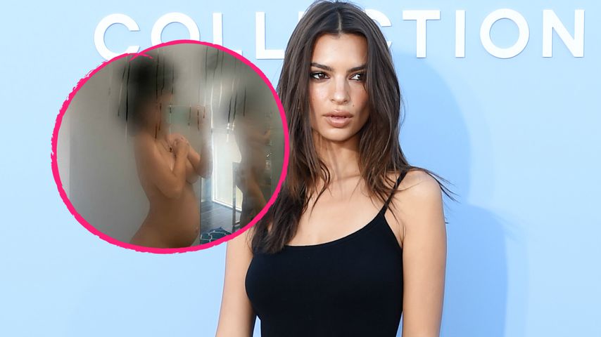 Schwangere Emily Ratajkowski zeigt sich nackt in der Dusche