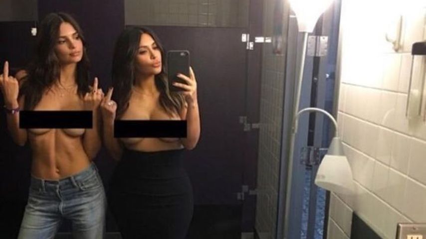 Emily Ratajkowski und Kim Kardashian