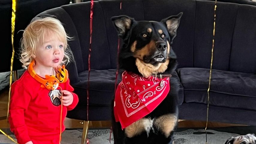 Emily Ratajkowskis Sohn Sly an seinem zweiten Geburtstag