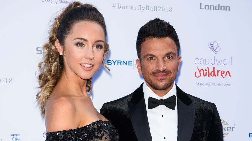 Der Sänger Peter Andre mit seiner Frau Emily
