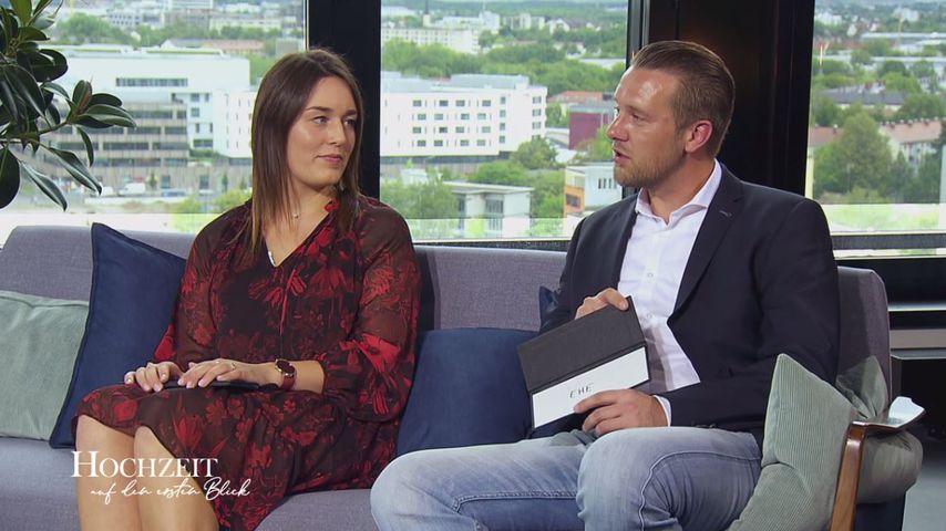 Emily und Robert im "Hochzeit auf den ersten Blick"-Finale