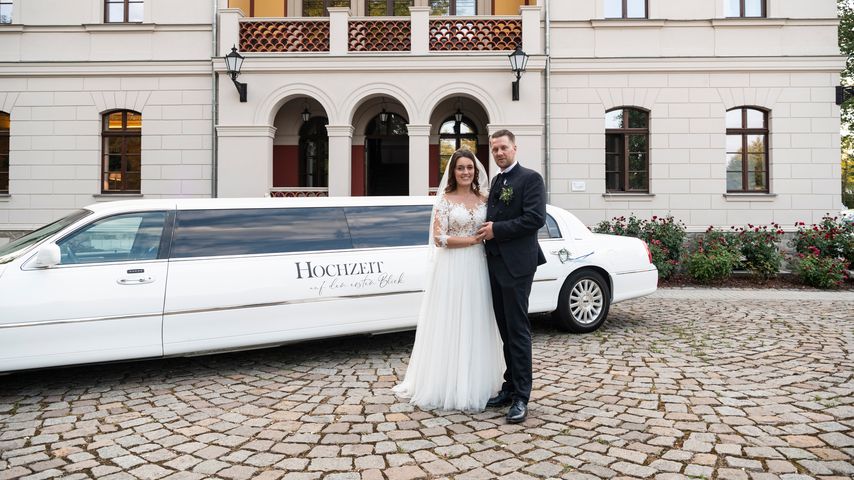 Das Hochzeitspaar Emily und Robert von "Hochzeit auf den ersten Blick"